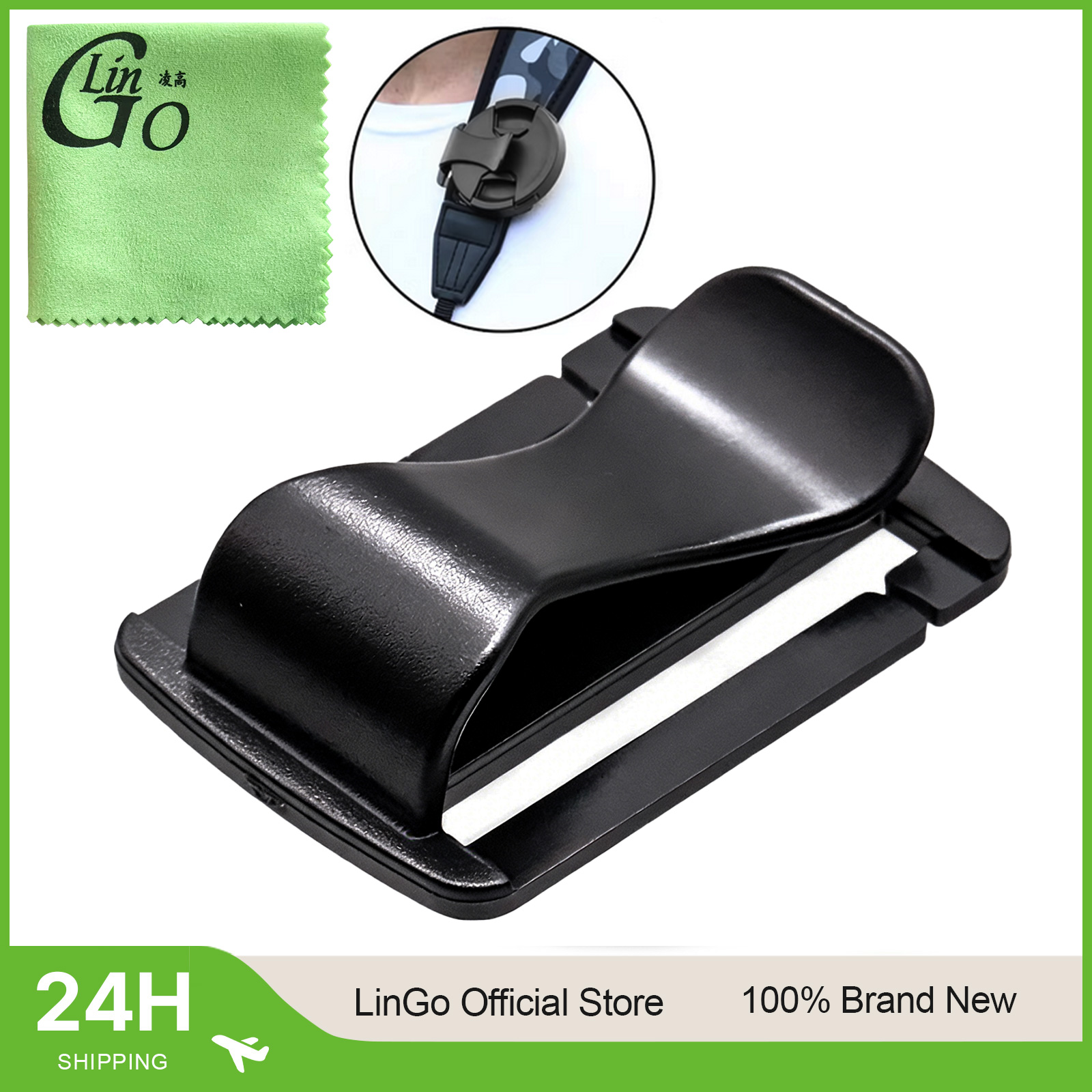 Plastic Pipe Clip - Lin Go Kunststoff-Brustgurtschnalle, Rutschfester Rohrclip-Halter, Gurtbandverbinder